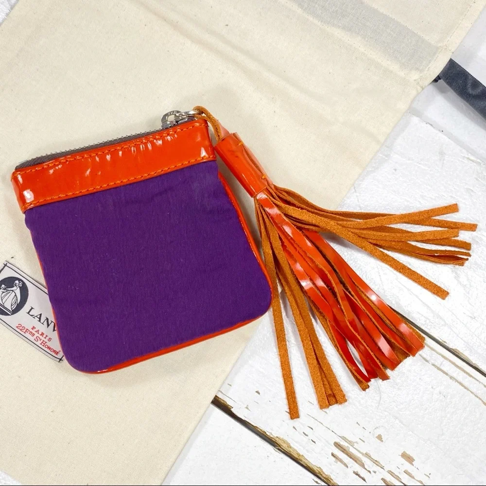 |SOLD| Lanvin Rare Tassled Coin Purse - Picture 5 of 10